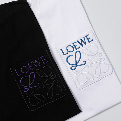 ロエベスーパーコピー LOEWE 刺繍ポケット半袖Tシャツ