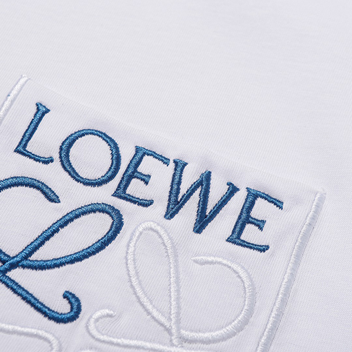 ロエベスーパーコピー LOEWE 刺繍ポケット半袖Tシャツ