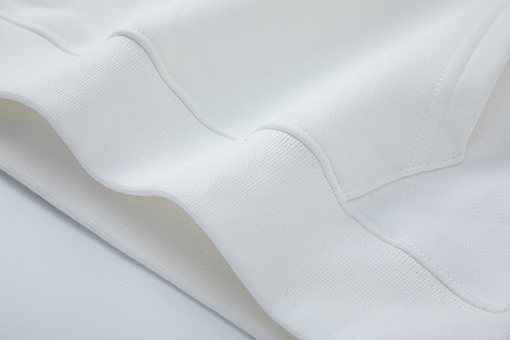 オフホワイト off white ポートレートスタイルの460gルーズフィットフード付きスウェットシャツ