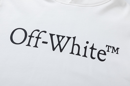 オフホワイト off white 新しいレタープリントのゆったりとしたフード付きスウェットシャツ
