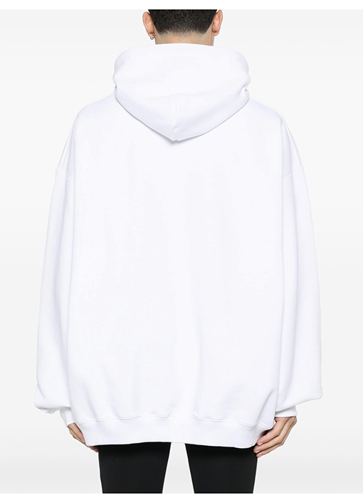 ヴェトモンコピー VETEMENTS 胸に文字がったアイロンげのフード付きスウェットシャツ