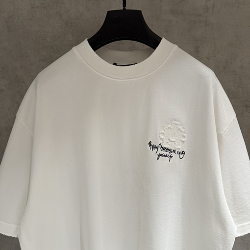 クロムハーツ 新作アップリケ刺繍半袖Tシャツ