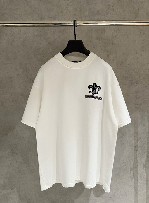 クロムハーツ クラシックな刺繍半袖Tシャツ