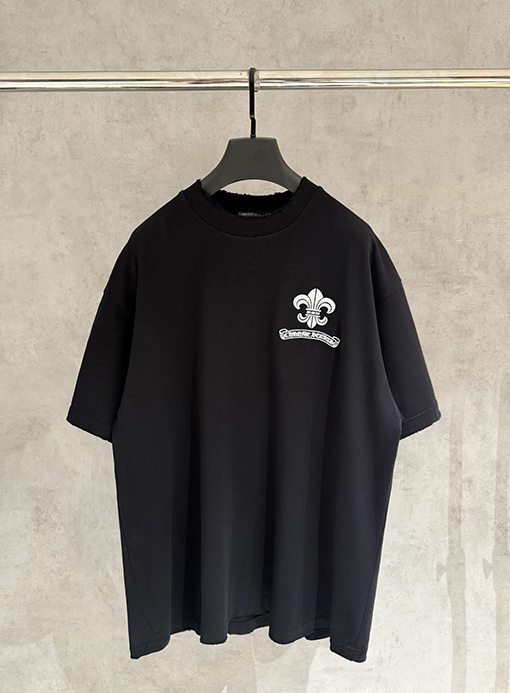 クロムハーツ クラシックな刺繍半袖Tシャツ