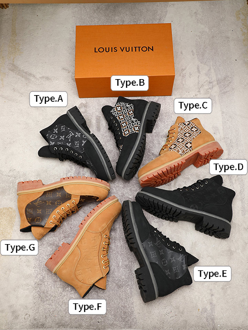 ルイヴィトンコピー メンズカジュアルハイカットアンクルブーツ