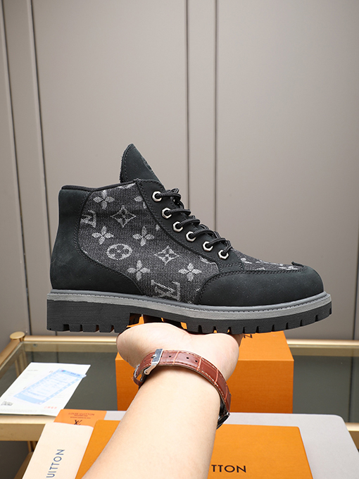ルイヴィトンコピー メンズカジュアルハイカットアンクルブーツ