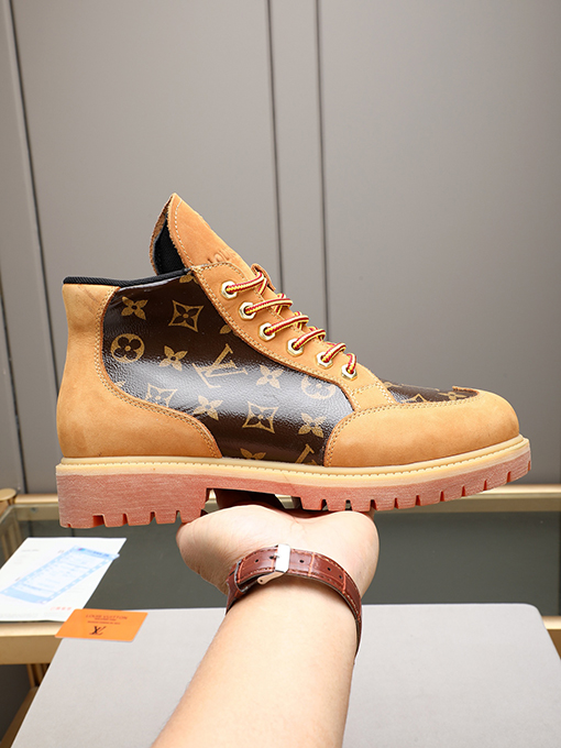ルイヴィトンコピー メンズカジュアルハイカットアンクルブーツ