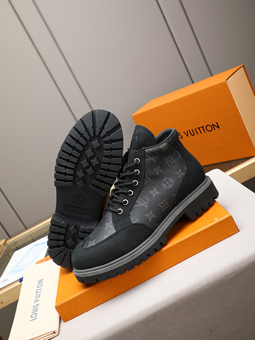 ルイヴィトンコピー メンズカジュアルハイカットアンクルブーツ