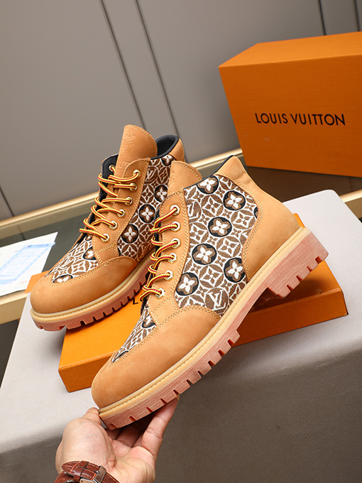 ルイヴィトンコピー メンズカジュアルハイカットアンクルブーツ
