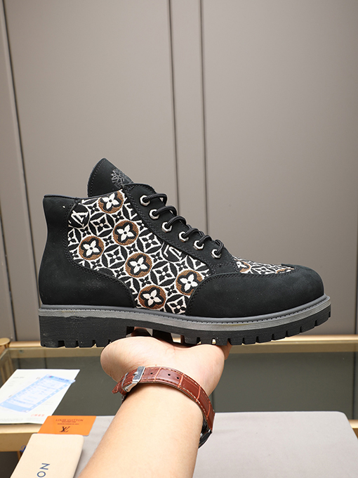 ルイヴィトンコピー メンズカジュアルハイカットアンクルブーツ