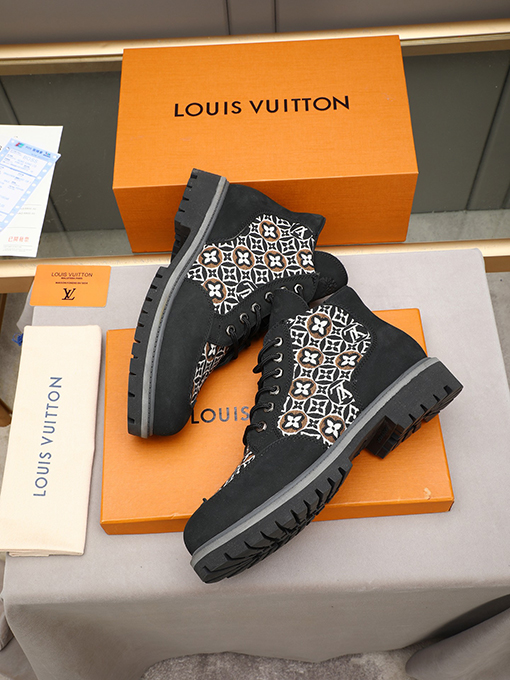 ルイヴィトンコピー メンズカジュアルハイカットアンクルブーツ