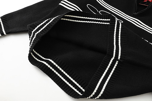 シュプリーム SUPREME Script Stripe Half Zip Sweater 筆記体の刺繍ストライプロゴハーフジップセーター