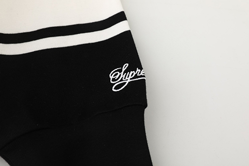 シュプリーム X ナイキ SUPREME Stripe Rugby コラボレーションシリーズ ロゴストライプ 長袖ポロシャツ