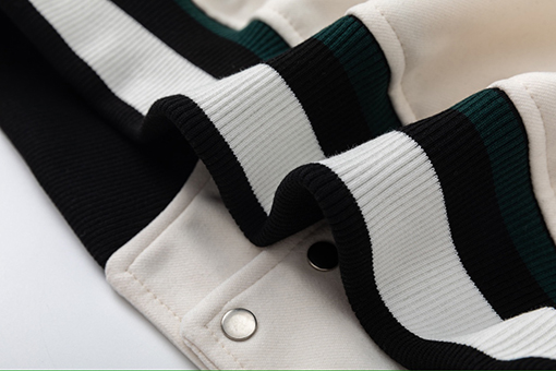 オフホワイトコピー off white カップルけ刺繍入りベースボールジャケットウールコート