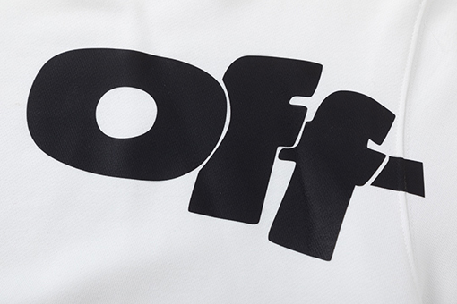 オフホワイトコピー off white レターオーバーサイズパーカー