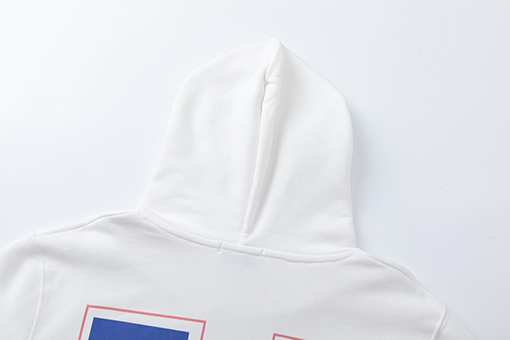 オフホワイト off white スタイリッシュなレターアローオーバーレイのルーズフード付きスウェットシャツ