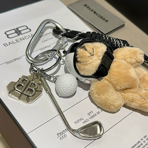 バレンシアガスーパーコピー Balenciaga クラシックなバッグチャームキーチェーン