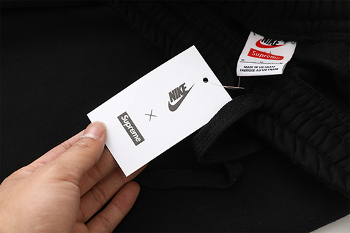 シュプリーム X ナイキ WEEK4 Sweatpant コラボレーションシリーズ 刺繍ロゴ カンガルーポケットパンツ