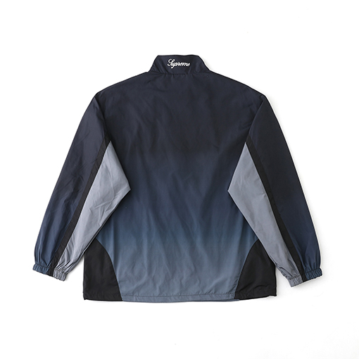 シュプリーム WEEK8 Gradient Track Jacket コラボレーション グラデーション刺繍ロゴ ジップアップジャケット