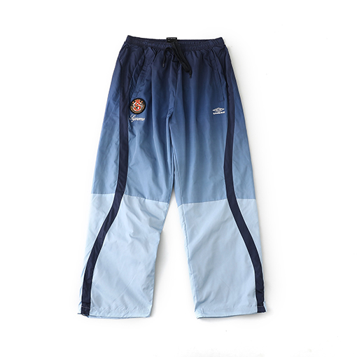 シュプリーム WEEK8 Gradient Track Jacket コラボレーション グラデーションデザイン 刺繍ロゴ カジュアルパンツ