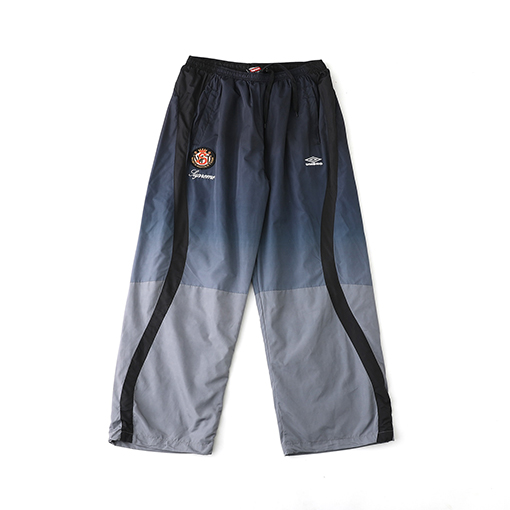 シュプリーム WEEK8 Gradient Track Jacket コラボレーション グラデーションデザイン 刺繍ロゴ カジュアルパンツ