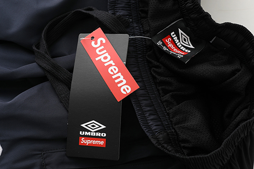 シュプリーム WEEK8 Gradient Track Jacket コラボレーション グラデーションデザイン 刺繍ロゴ カジュアルパンツ