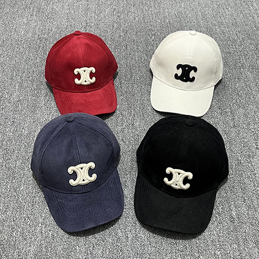 セリーヌ コーデュロイのベースボールキャップ