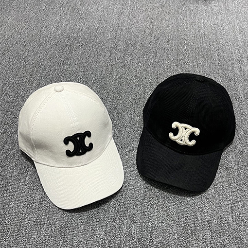 セリーヌ コーデュロイのベースボールキャップ