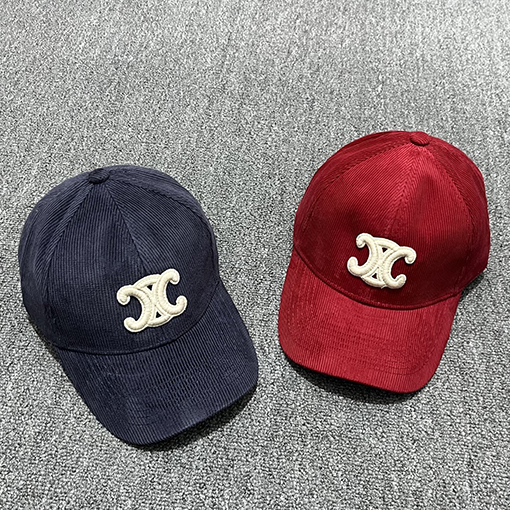 セリーヌ コーデュロイのベースボールキャップ