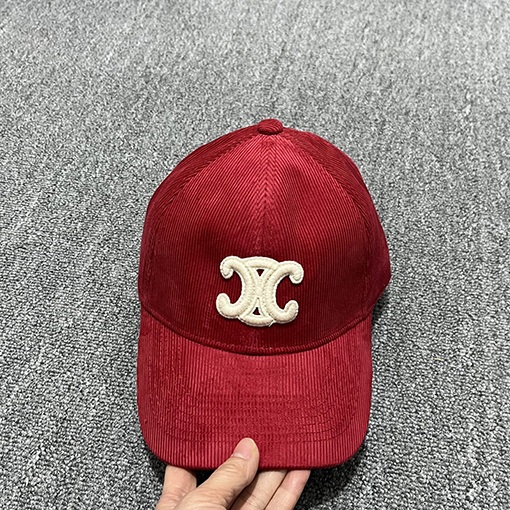 セリーヌ コーデュロイのベースボールキャップ