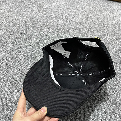セリーヌ コーデュロイのベースボールキャップ