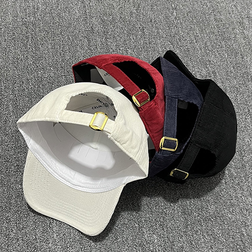 セリーヌ コーデュロイのベースボールキャップ