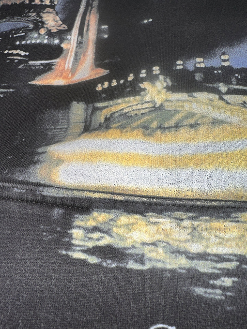 ヴェトモン シティデジタルダイレクトインジェクションウォッシャブルフード付きスウェットシャツ