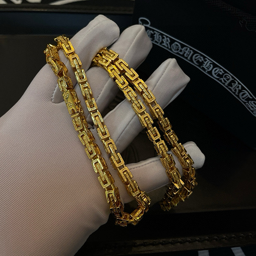 クロムハーツ クラシックゴールドレトロマルチエレメントネックレス