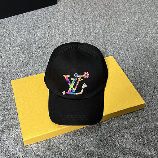 ルイヴィトンスーパーコピー LV 新しいカラフル刺繍ロゴのベースボールキャップ