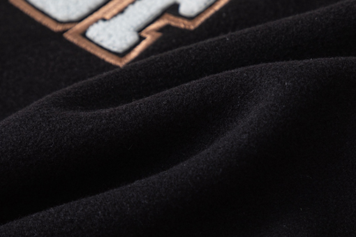 オフホワイト off white 刺繍パッチワークベースボールジャケットカップル向けウールコート