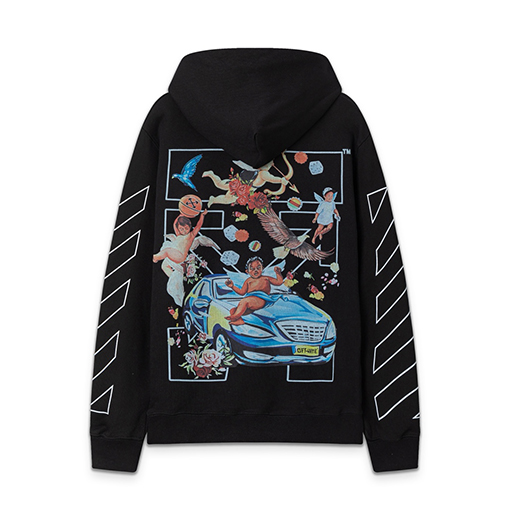 オフホワイトコピー off white 新しいゆったりとしたフード付きスウェットシャツ