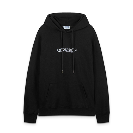 オフホワイト off white 新しい刺繍の矢印460gフード付きスウェットシャツ