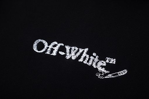 オフホワイト off white 新しい刺繍の矢印460gフード付きスウェットシャツ