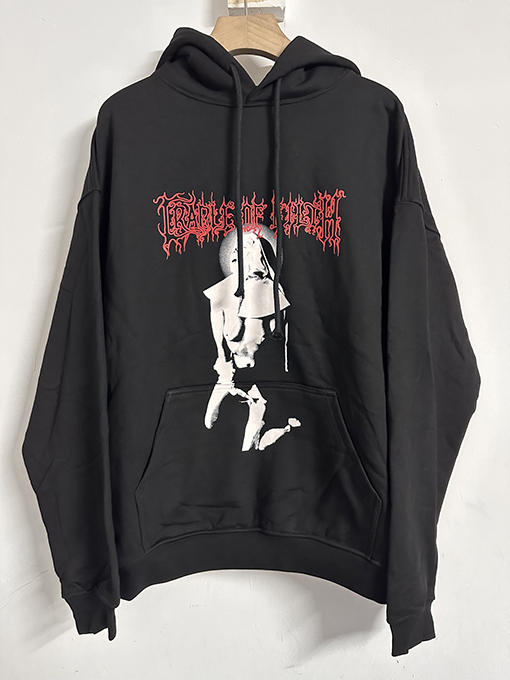 ヴェトモン フロントナノウォーターマークフード付きスウェットシャツ