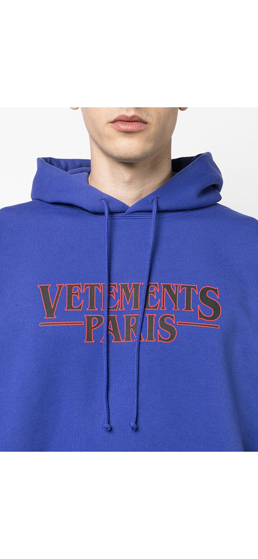 ヴェトモン 新しいレタープリントパーカー