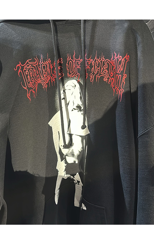 ヴェトモン フロントナノウォーターマークフード付きスウェットシャツ