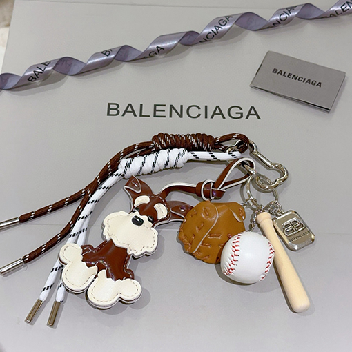 バレンシアガコピー Balenciaga バッグチャームキーホルダー