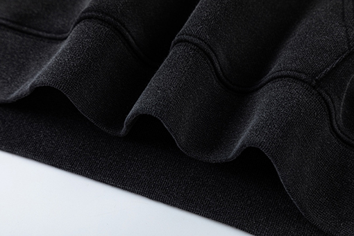 オフホワイト off white ファッショナブルな肖像油絵風460gウォッシュドフード付きスウェットシャツ