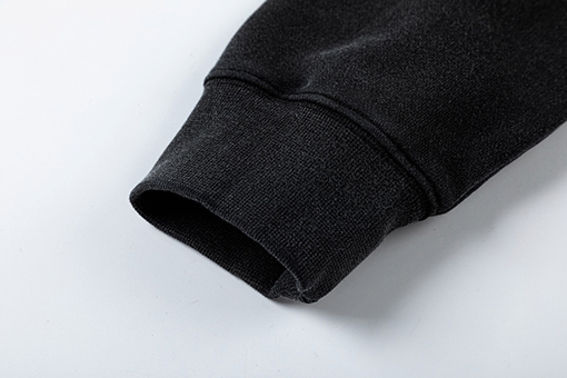 オフホワイト off white ファッショナブルな肖像油絵風460gウォッシュドフード付きスウェットシャツ