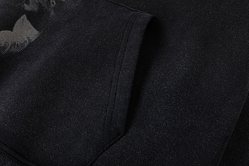 オフホワイト off white 新しいファッションポートレート油絵スタイル460gウォッシュフード付きスウェットシャツ