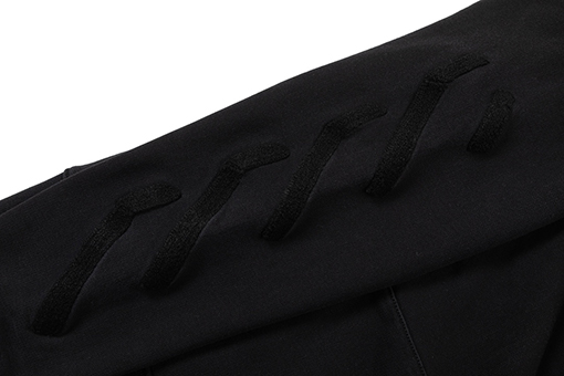 オフホワイト off white 新しい白黒肖像油絵風460gウォッシュドフード付きスウェットシャツ