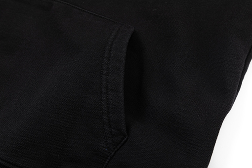 オフホワイト off white 新しい白黒肖像油絵風460gウォッシュドフード付きスウェットシャツ