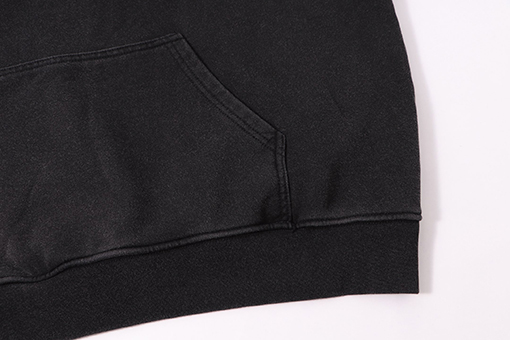 ヴェトモン フロントとバックパネルナノプリントのゆったりとしたフード付きスウェットシャツ