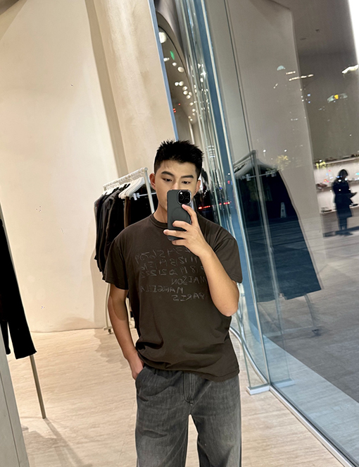 マルタンマルジェラ Maison Margiela MM6 プリント半袖Tシャツ